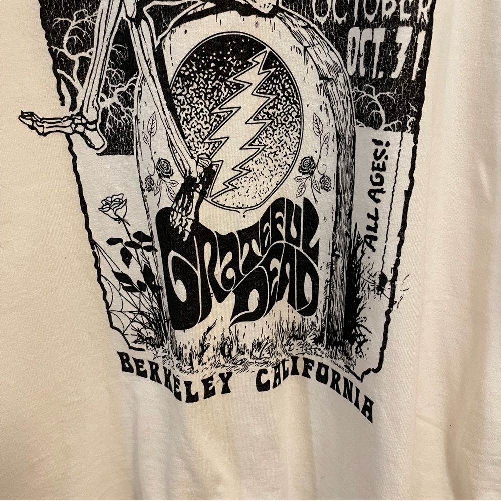 Grateful Dead Shirt Tee Small Mens Halloween Rock Band Concert Nostalgiacore NWT - Picture 9 of 16